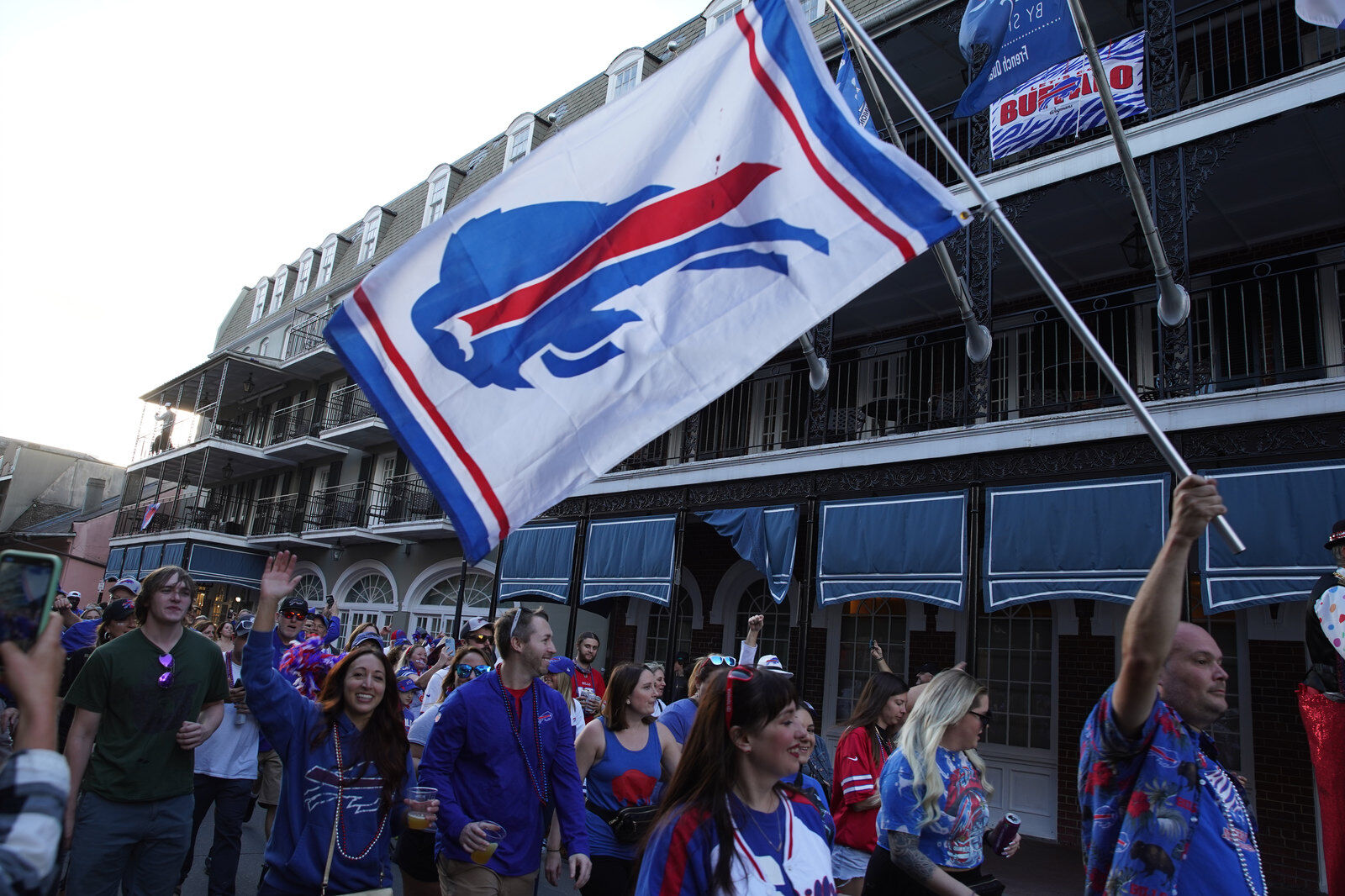 Buffalo Bills packers of NOLA Takeover Parade